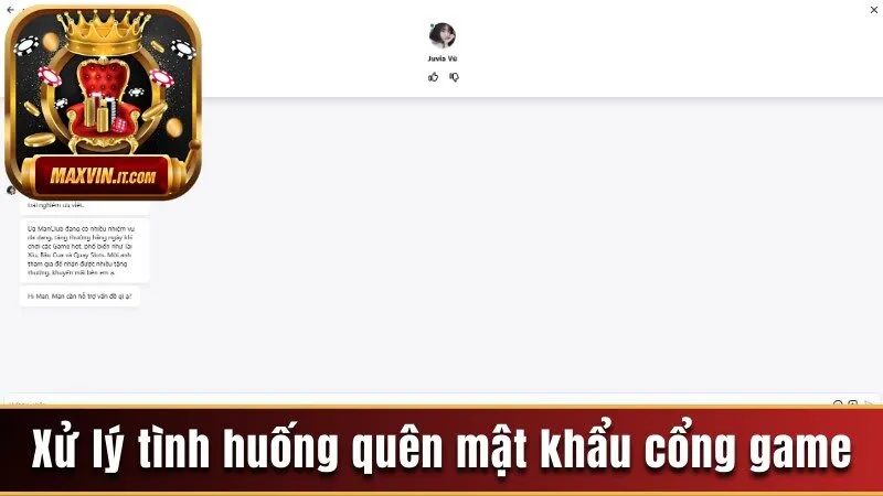 Hướng Dẫn Đăng Nhập Maxvin Để Trải Nghiệm Cổng Game Số 1 3 6 bước xử lý tình huống quên mật khẩu tại cổng game